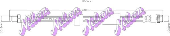 Kawe H6577 - Тормозной шланг autosila-amz.com