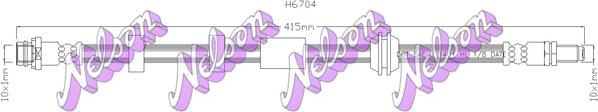 Kawe H6704 - Тормозной шланг autosila-amz.com