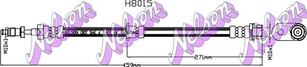 Kawe H8015 - Тормозной шланг autosila-amz.com