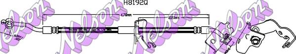 Kawe H8192Q - Тормозной шланг autosila-amz.com