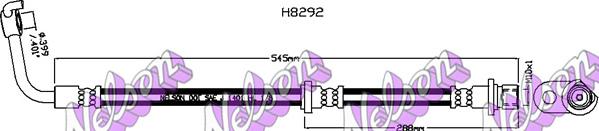 Kawe H8292 - Тормозной шланг autosila-amz.com