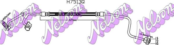 Kawe H7513Q - Тормозной шланг autosila-amz.com