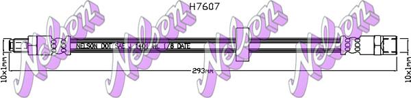 Kawe H7607 - Тормозной шланг autosila-amz.com