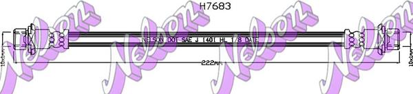 Kawe H7683 - Тормозной шланг autosila-amz.com