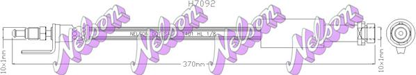 Kawe H7092 - Тормозной шланг autosila-amz.com