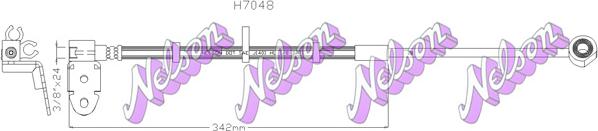 Kawe H7048 - Тормозной шланг autosila-amz.com