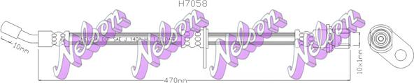 Kawe H7058 - Тормозной шланг autosila-amz.com