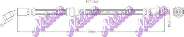 Kawe H7062 - Тормозной шланг autosila-amz.com