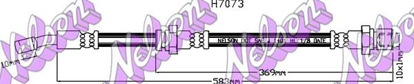 Kawe H7073 - Тормозной шланг autosila-amz.com