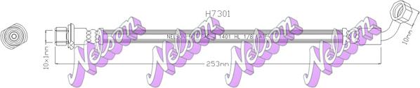 Kawe H7301 - Тормозной шланг autosila-amz.com