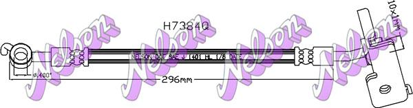 Kawe H7384Q - Тормозной шланг autosila-amz.com