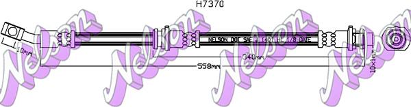 Kawe H7370 - Тормозной шланг autosila-amz.com