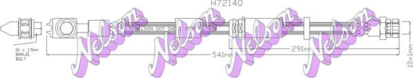 Kawe H7214Q - Тормозной шланг autosila-amz.com