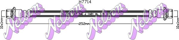 Kawe H7714 - Тормозной шланг autosila-amz.com