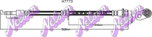 Kawe H7773 - Тормозной шланг autosila-amz.com