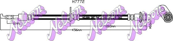 Kawe H7772 - Тормозной шланг autosila-amz.com