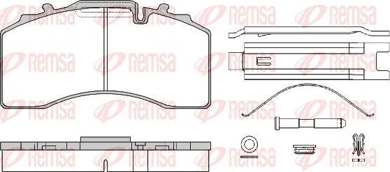 Kawe JCA1416.80 - Тормозные колодки, дисковые, комплект autosila-amz.com