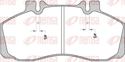 Kawe JCA245.20 - Тормозные колодки, дисковые, комплект autosila-amz.com