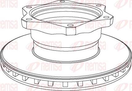 Kawe NCA1058.20 - Тормозной диск autosila-amz.com