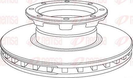 Kawe NCA1057.20 - Тормозной диск autosila-amz.com