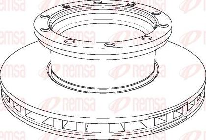 Kawe NCA1144.20 - Тормозной диск autosila-amz.com