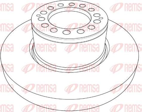 Kawe NCA1205.10 - Тормозной диск autosila-amz.com