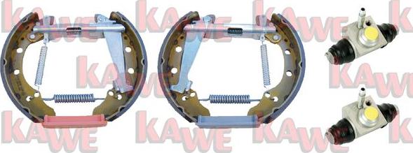 Kawe OEK556 - Комплект тормозных колодок, барабанные autosila-amz.com