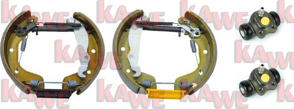 Kawe OEK564 - Комплект тормозных колодок, барабанные autosila-amz.com