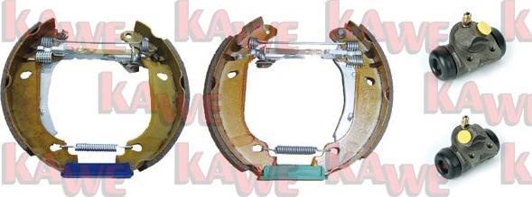 Kawe OEK509 - Комплект тормозных колодок, барабанные autosila-amz.com