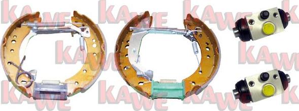 Kawe OEK519 - Комплект тормозных колодок, барабанные autosila-amz.com