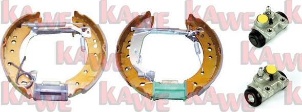 Kawe OEK518 - Комплект тормозных колодок, барабанные autosila-amz.com