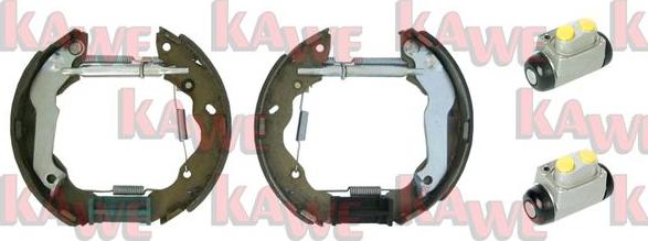 Kawe OEK699 - Комплект тормозных колодок, барабанные autosila-amz.com