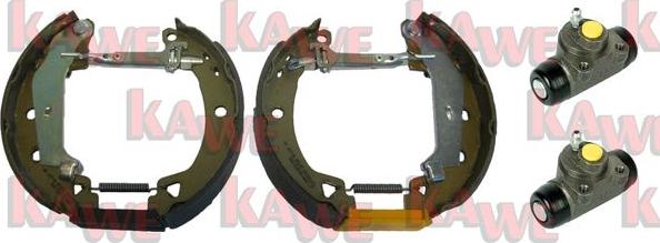 Kawe OEK686 - Комплект тормозных колодок, барабанные autosila-amz.com
