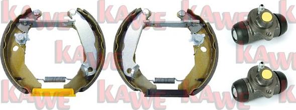 Kawe OEK164 - Комплект тормозных колодок, барабанные autosila-amz.com