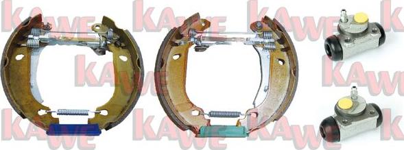 Kawe OEK113 - Комплект тормозных колодок, барабанные autosila-amz.com