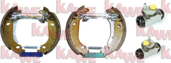 Kawe OEK178 - Комплект тормозных колодок, барабанные autosila-amz.com