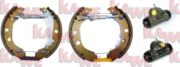 Kawe OEK368 - Комплект тормозных колодок, барабанные autosila-amz.com