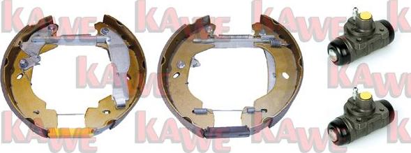 Kawe OEK321 - Комплект тормозных колодок, барабанные autosila-amz.com