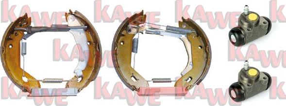 Kawe OEK215 - Комплект тормозных колодок, барабанные autosila-amz.com