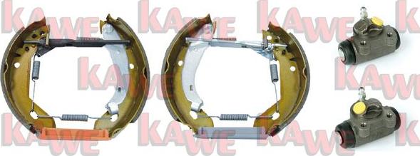 Kawe OEK274 - Комплект тормозных колодок, барабанные autosila-amz.com