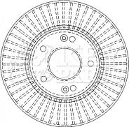 Key Parts KBD4495 - Тормозной диск autosila-amz.com