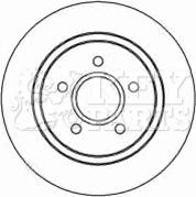 Key Parts KBD4453 - Тормозной диск autosila-amz.com