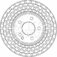 Key Parts KBD4488 - Тормозной диск autosila-amz.com