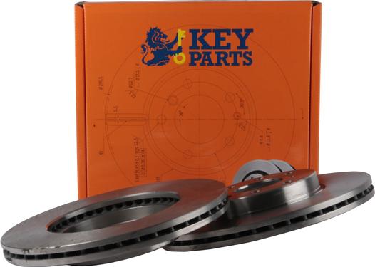 Key Parts KBD4537 - Тормозной диск autosila-amz.com