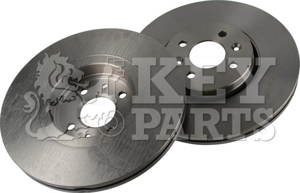 Key Parts KBD4572 - Тормозной диск autosila-amz.com
