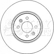 Key Parts KBD4572 - Тормозной диск autosila-amz.com