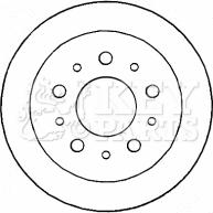 Key Parts KBD4609 - Тормозной диск autosila-amz.com