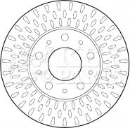 Key Parts KBD4608 - Тормозной диск autosila-amz.com