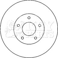 Key Parts KBD4821 - Тормозной диск autosila-amz.com