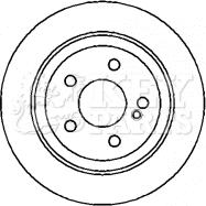 Key Parts KBD4354 - Тормозной диск autosila-amz.com